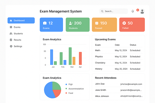 Exam Dashboard